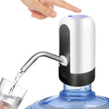 Gallon Water Bottle Pump, USB Charging Portable Electric Water Pump for for for 2-5 Gallon Jugs USB Charging Portable Water Dispenser for Office, Home, Camping, Kitchen and etc. White